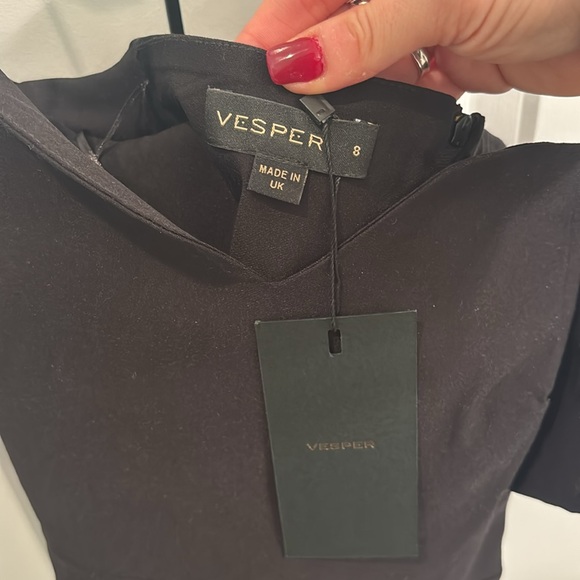 ASOS Vesper Black Cocktail Dress - Picture 2 of 3